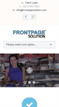 Mobile Screenshot of frontpagesolution.com